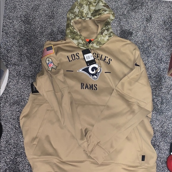 la rams salute to service hoodie